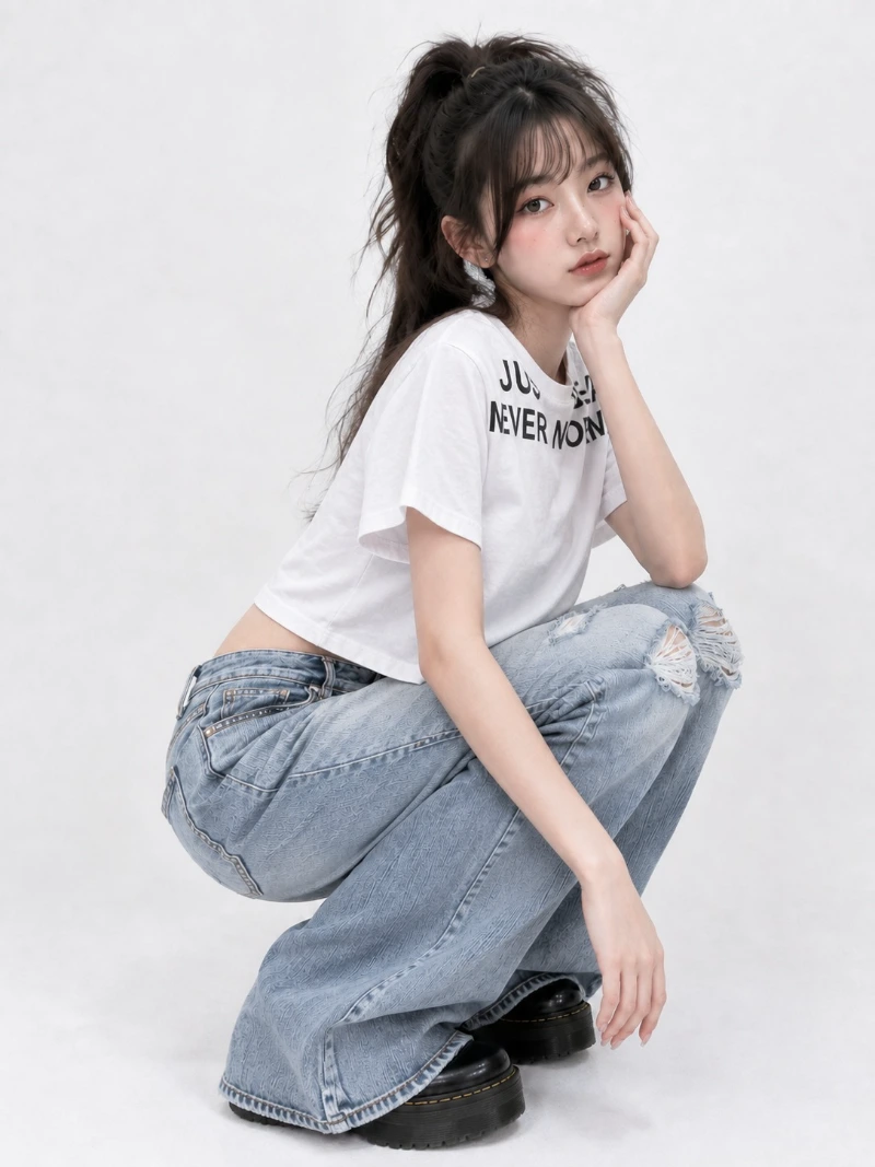 Vintage Denim Pants